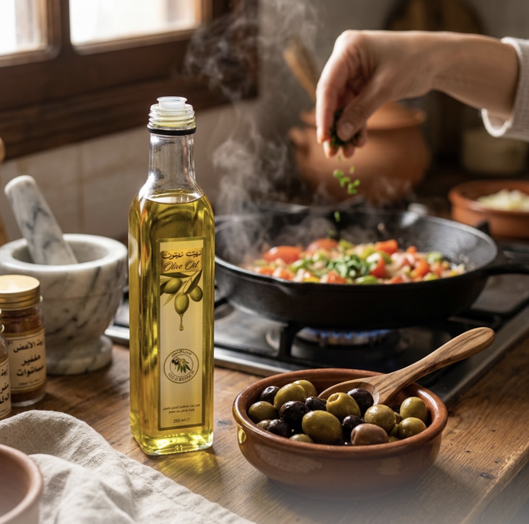 زيت زيتون غصن الذهب أرض السنديان