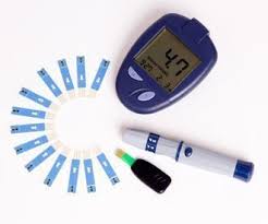 Blood glucose monitoring with test strips and medical lancing devices