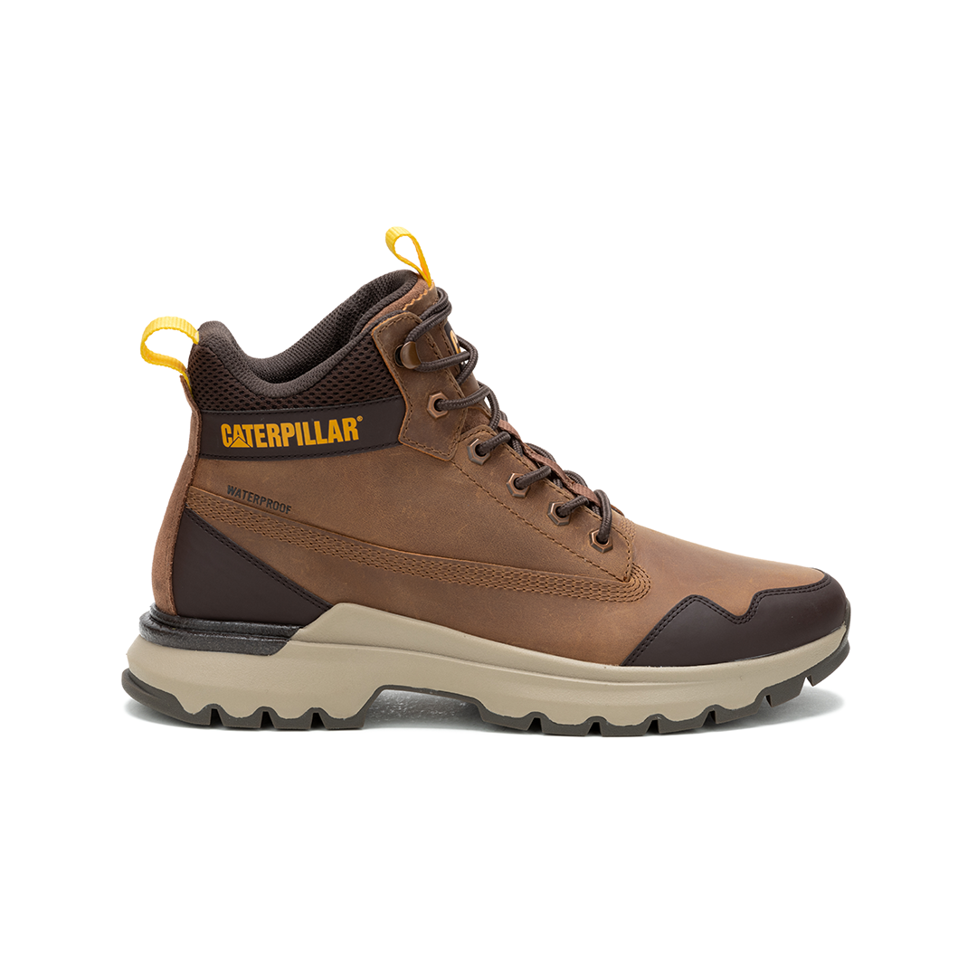 CAT Colorado Sneaker Shoes Tan Waterproof For Mens