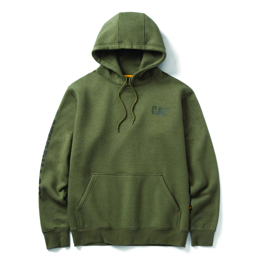 CAT-Trademark Banner Hooded Sw