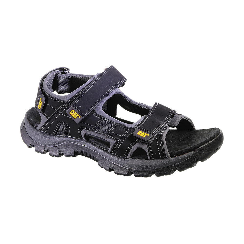 Caterpillar Men’s Giles Sandal – Breathable Lightweight – Outdoors Hiking Walking Sport Travel Sandals-Black