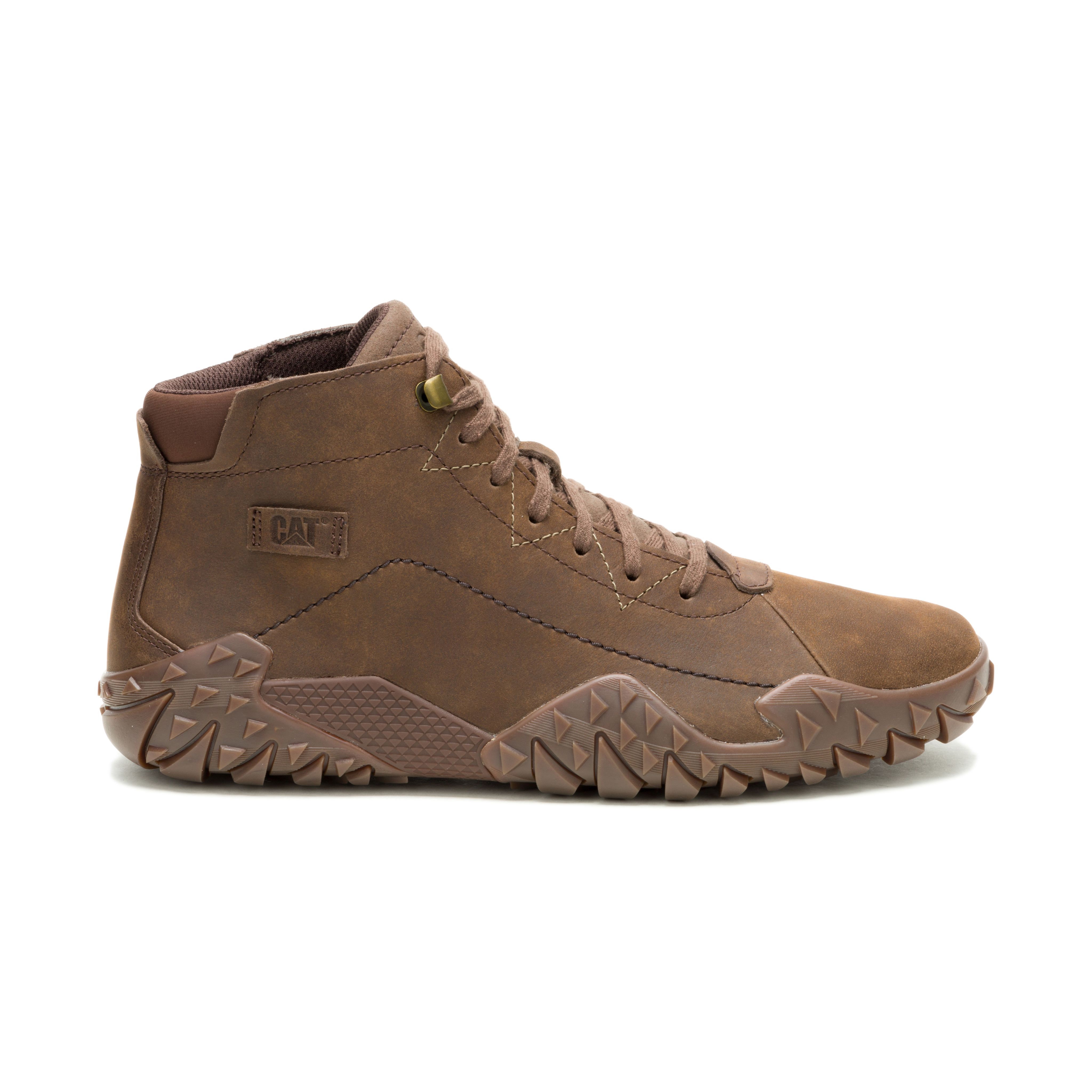 CAT-Gridlock High Men’s Casual Shoe – Carafe Nubuck Upper, Durable Rubber Outsole, Comfort EVA Footbed