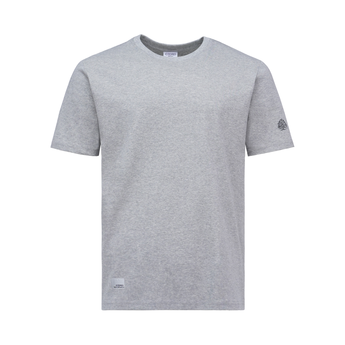 Cedro- Essentials Tee Grey Melange For Men