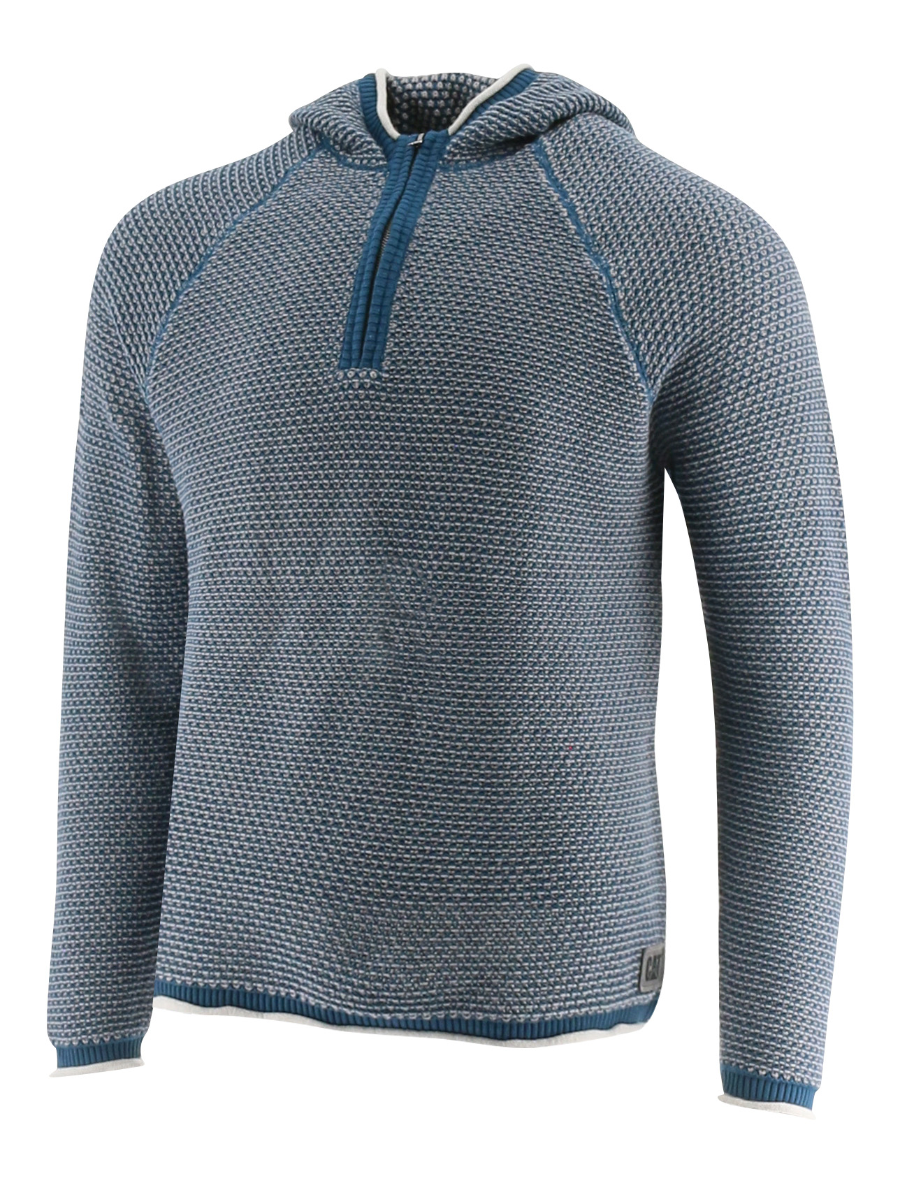 CAT Origin Hooded Sweater Harbor Blue