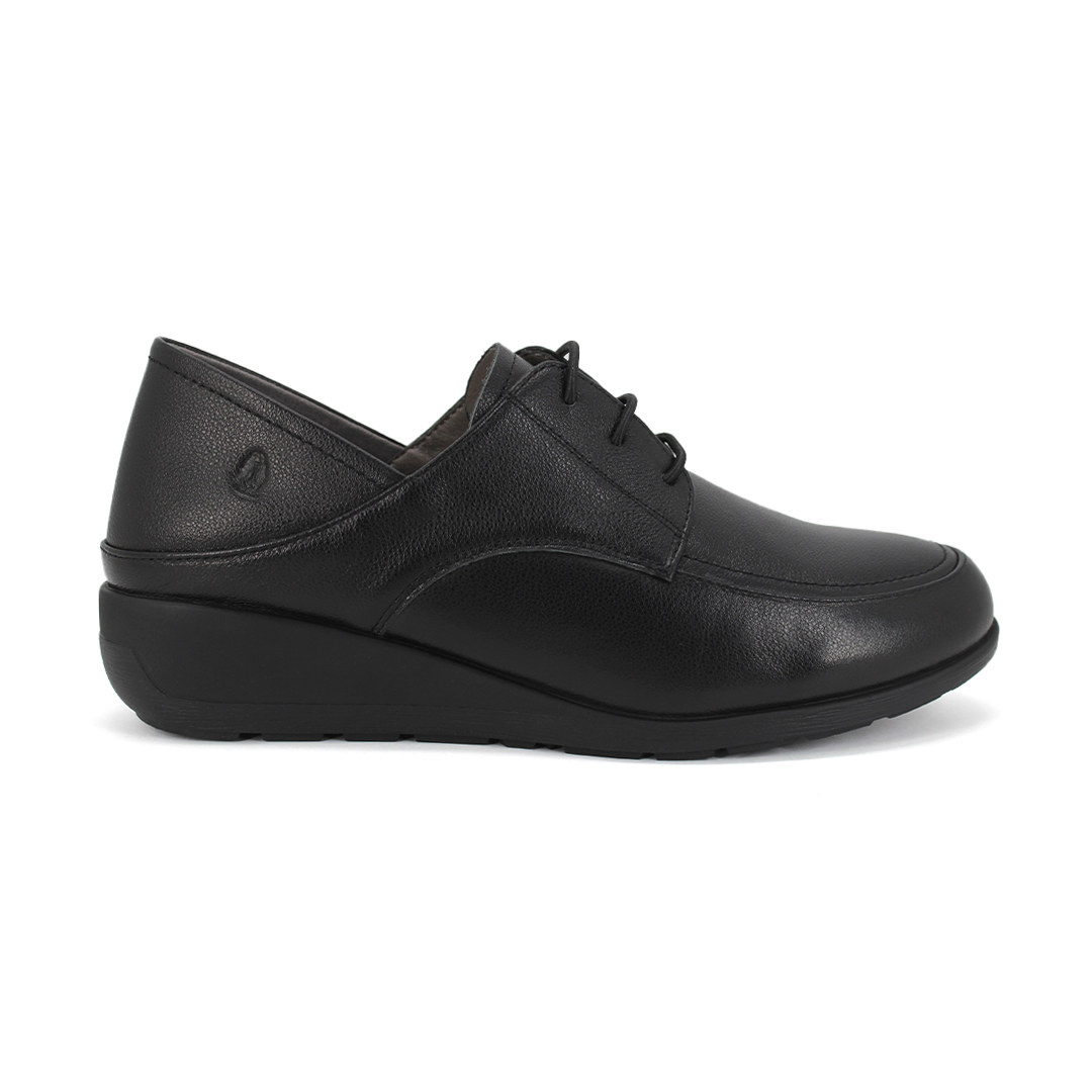 Hush Puppies-Low wedge lace-up shoes For Women