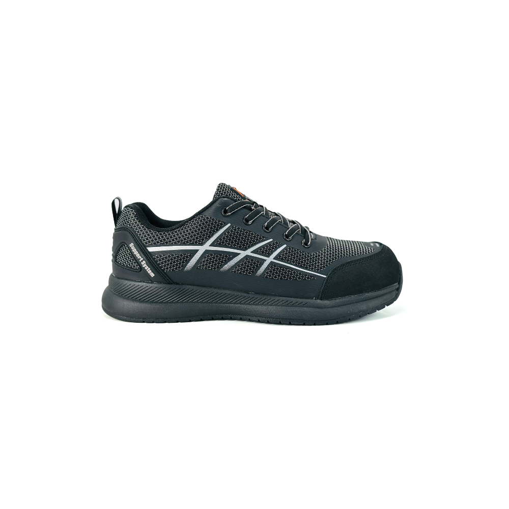 Shield71 PUNCH CT S1P Men’s Safety Shoes | Composite Toe, Kevlar Plate, ESD, Slip & Oil Resistant, Memory Foam Insole, HRO Rubber Outsole – EN ISO 20345:2022 Certified