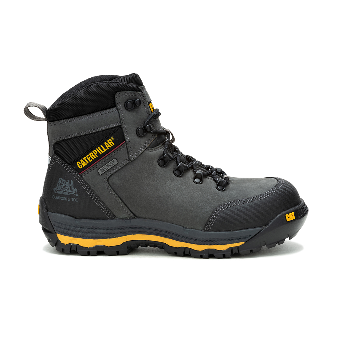 Cat-Munising 6" CT S3 HRO WR SRA Safety Shoe Dark Shadow For Men