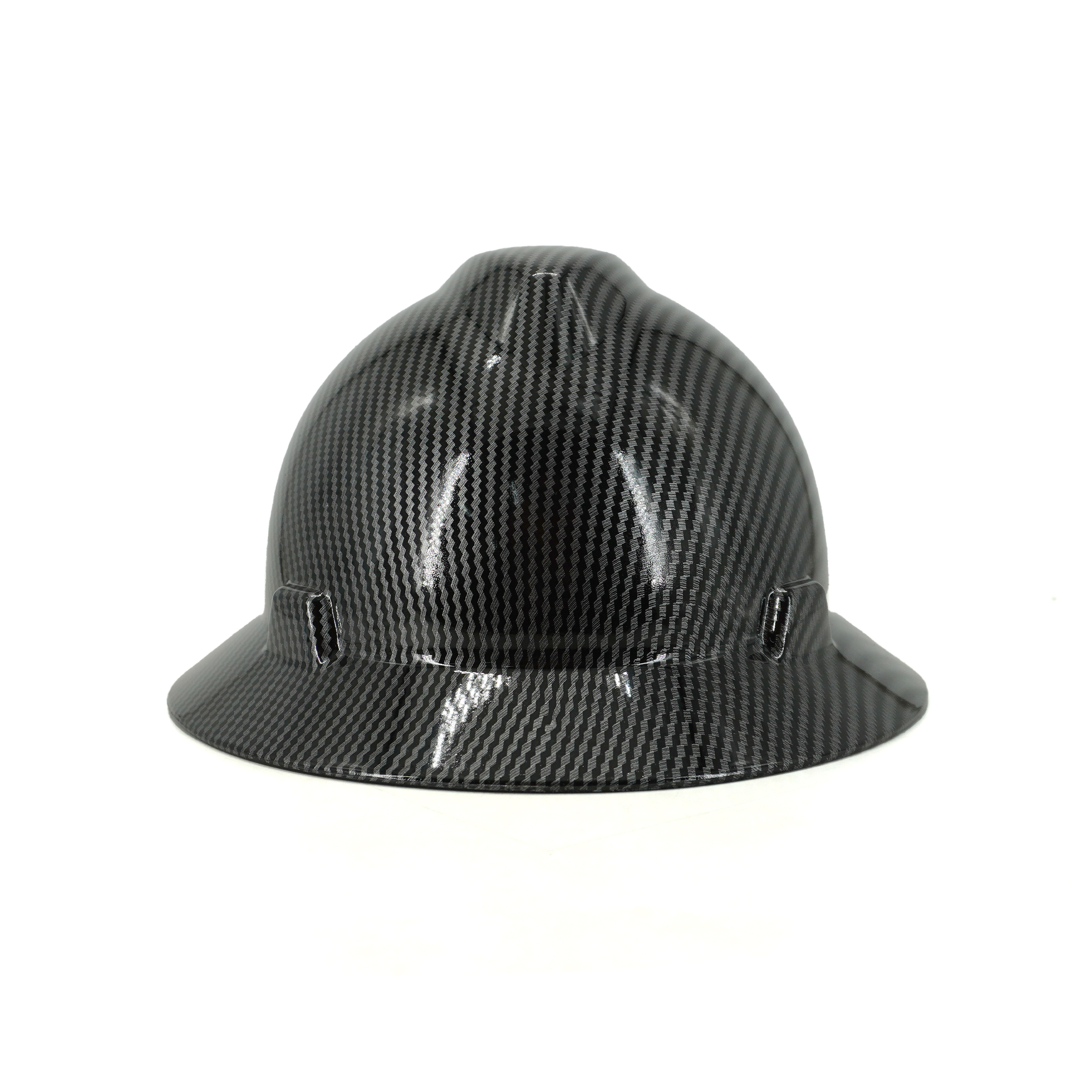 Shield71-Full Brim Flame Resistant Hdpe Helmet,With Chin Tape