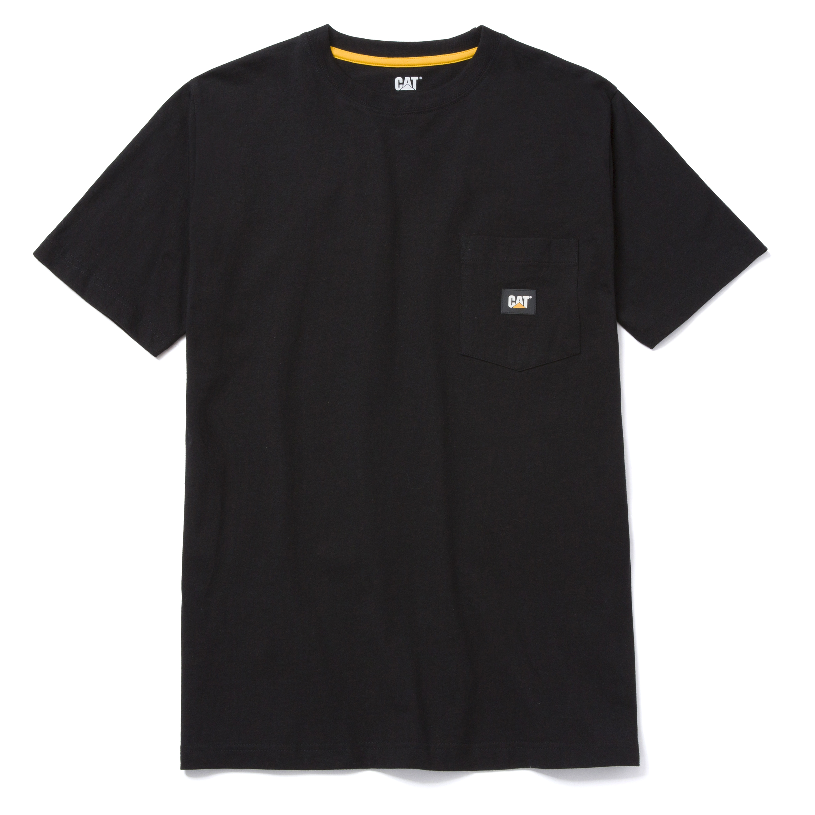 CAT-Label Pocket Short Sleeve T-Shirt For Men
