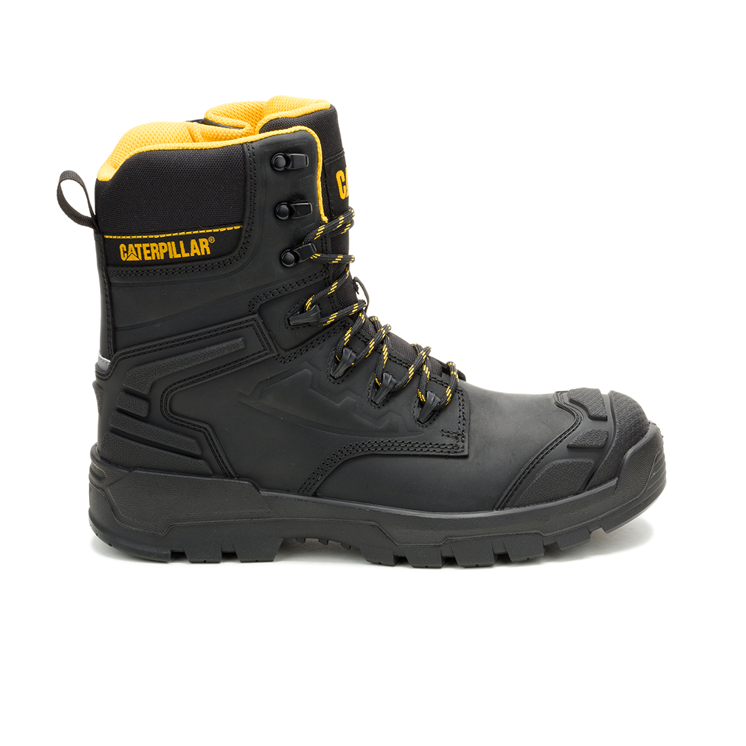Cat-Striver Xl 8" S7 Fo Sc Lg Hro Safety Shoes Black For Mens