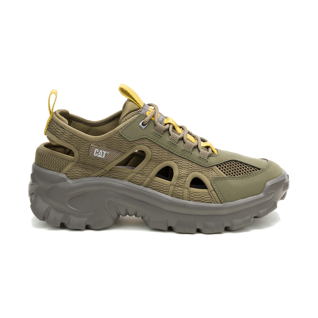Caterpillar Men’s Intruder Light Air Flo – Sandal Lightweight- DK Olive