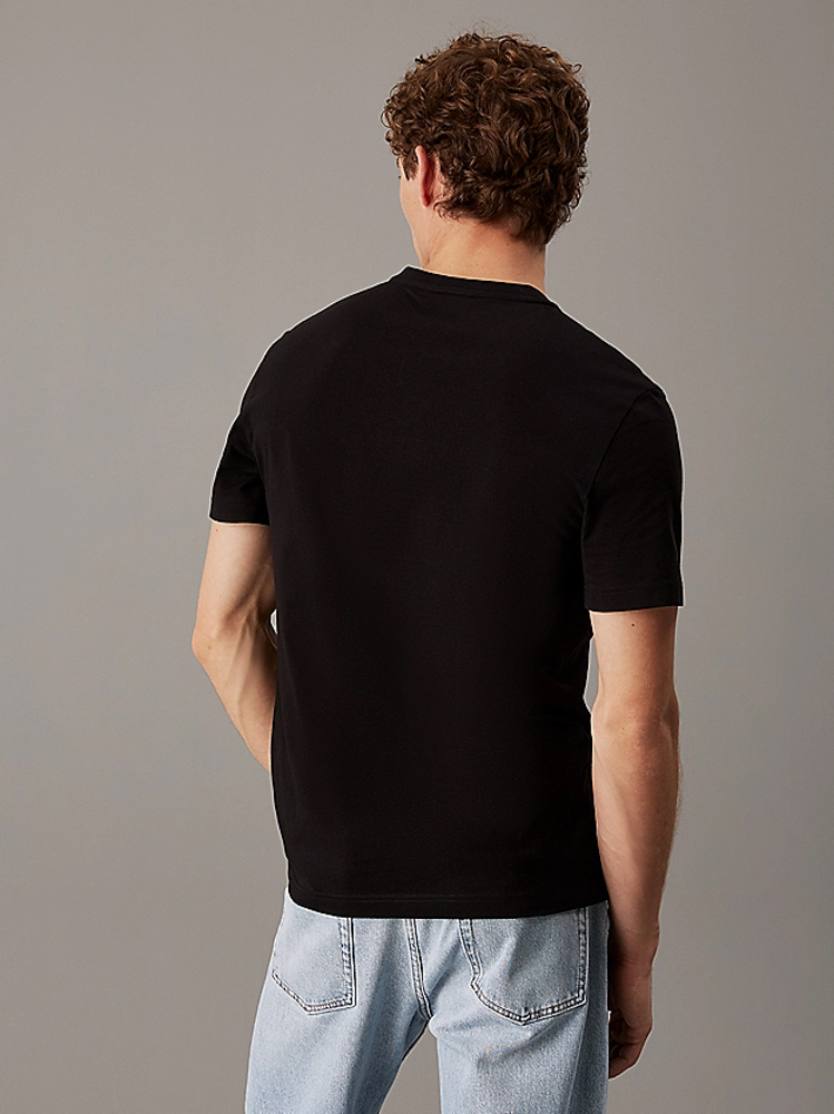 CALVIN KLEIN-RAISED EDITORIAL LOGO T-SHIRT