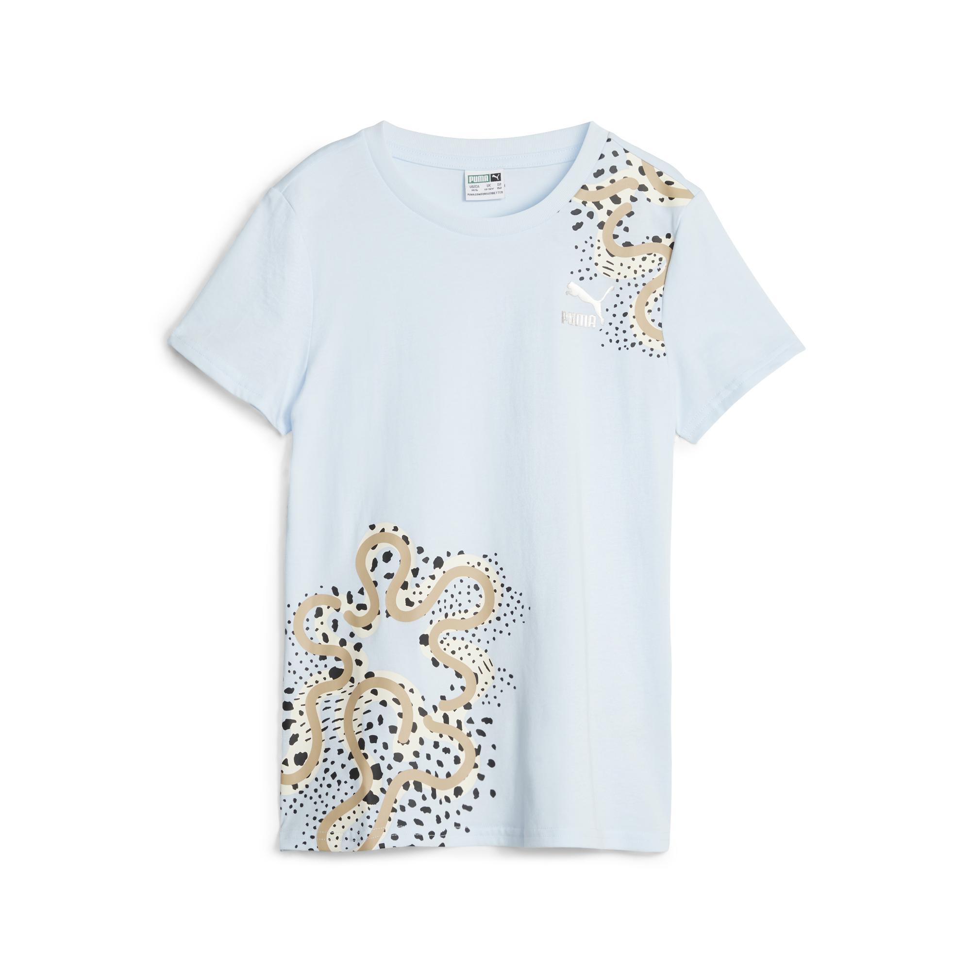Puma classice T-shirt blue for kidz
