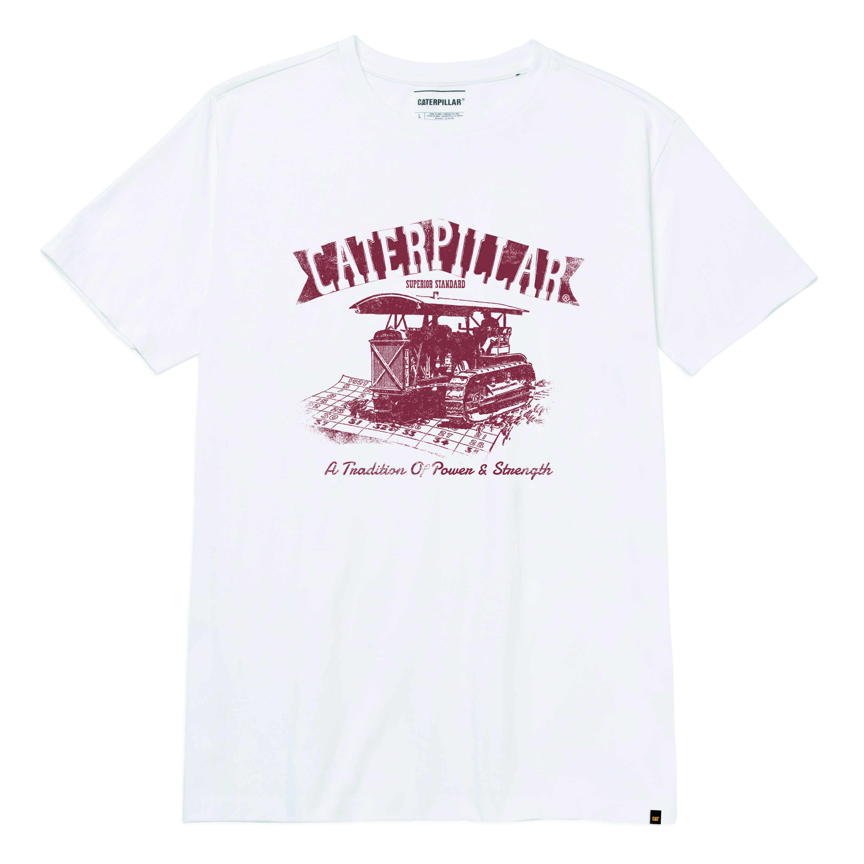 CAT-Historic Tradition Graphic T-Shirt For Men