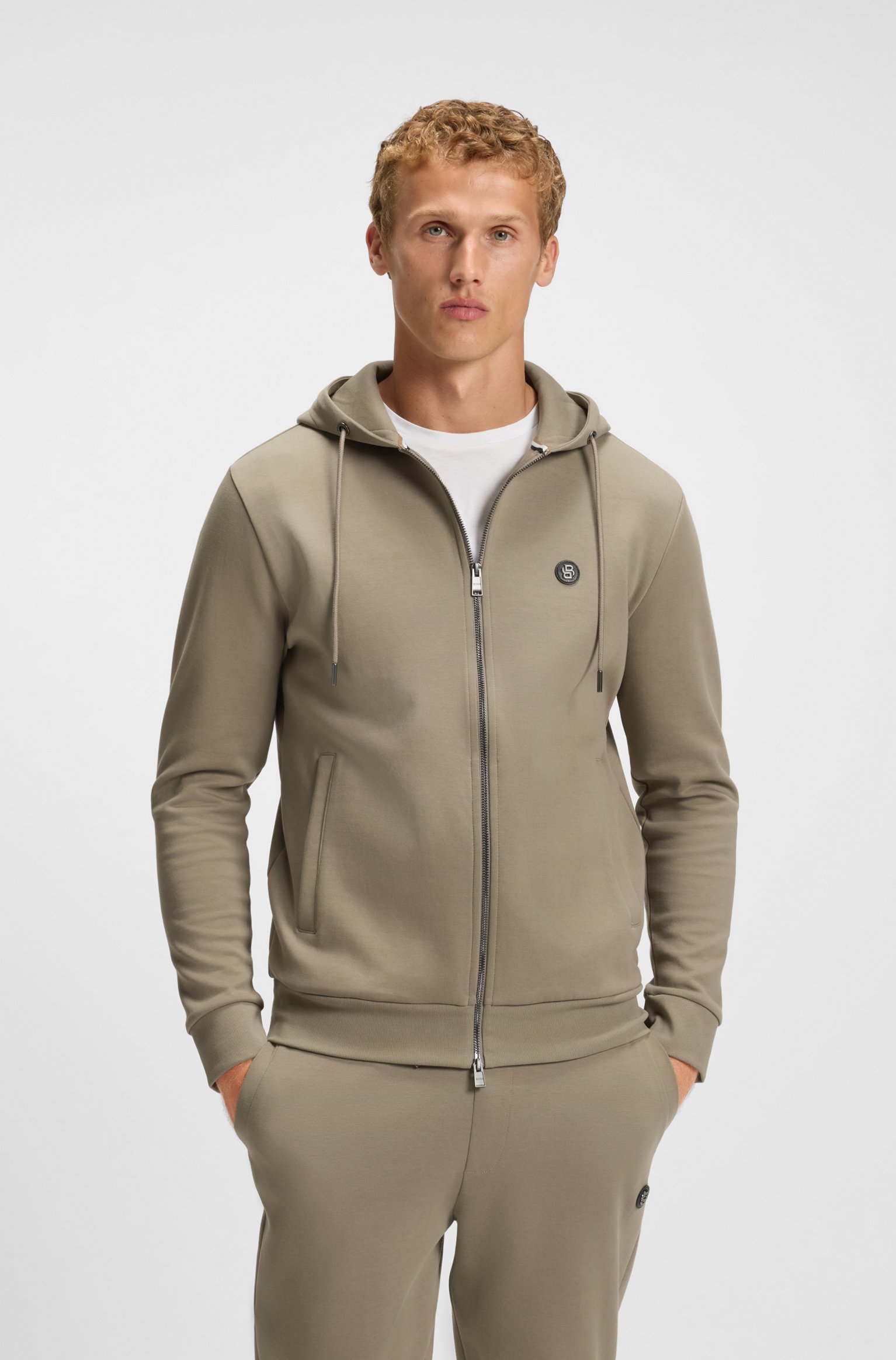 Hugo Boss-Long Sleeves Regular Fit Sweatshirt