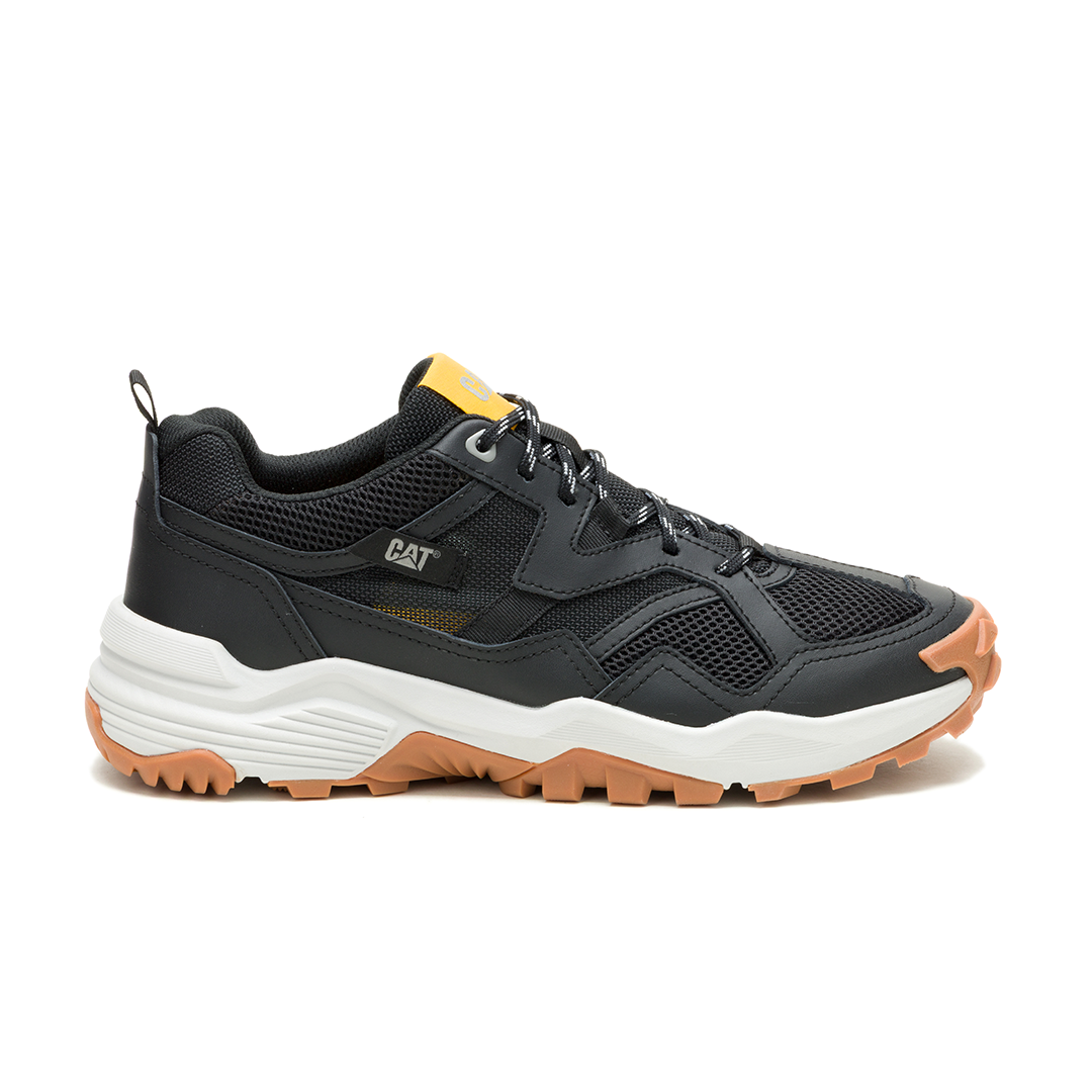 CAT-Grapple Leather Mesh Lightweight Black For Mens