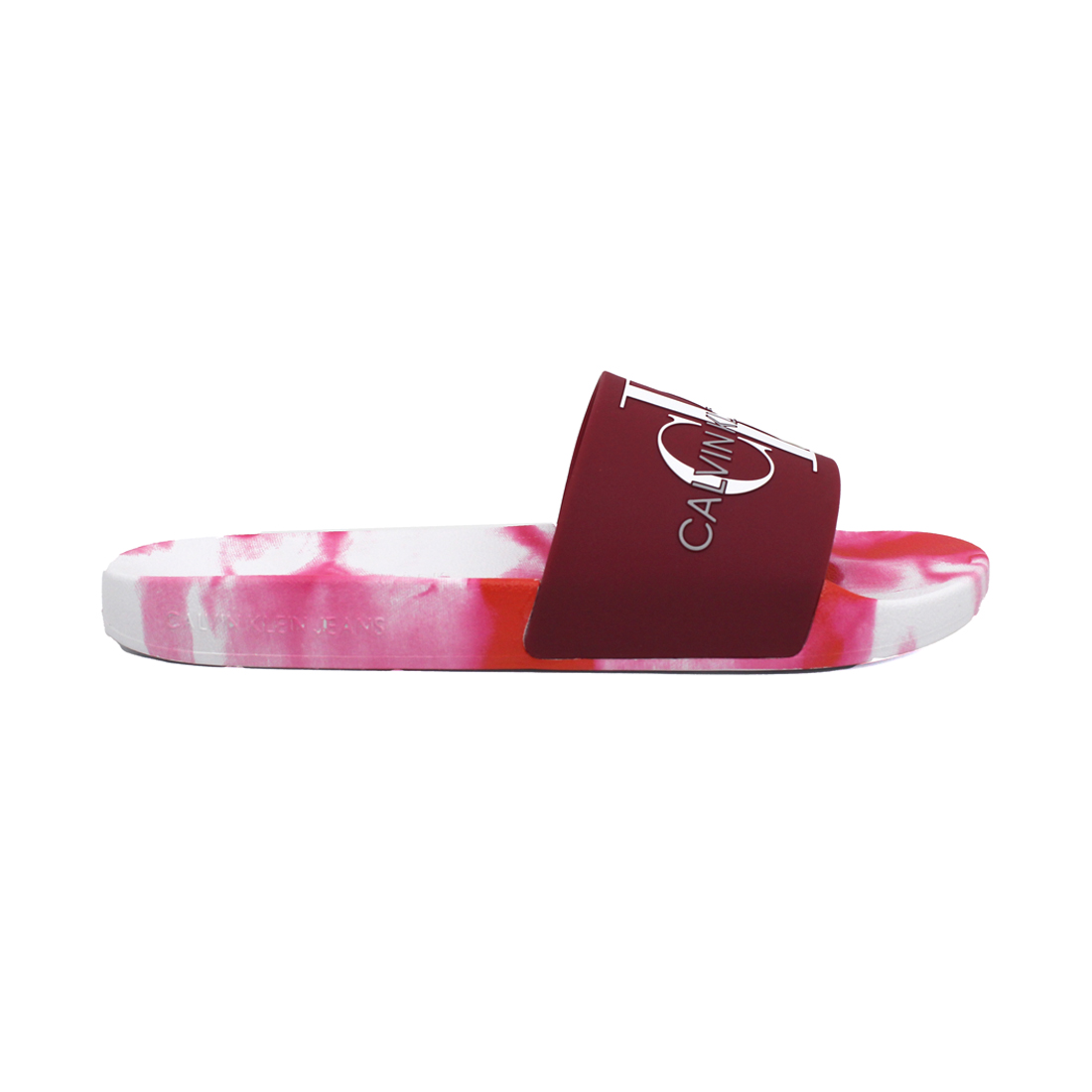 CALVIN KLEIN JEANS - Slide Monogram Marble Pink 