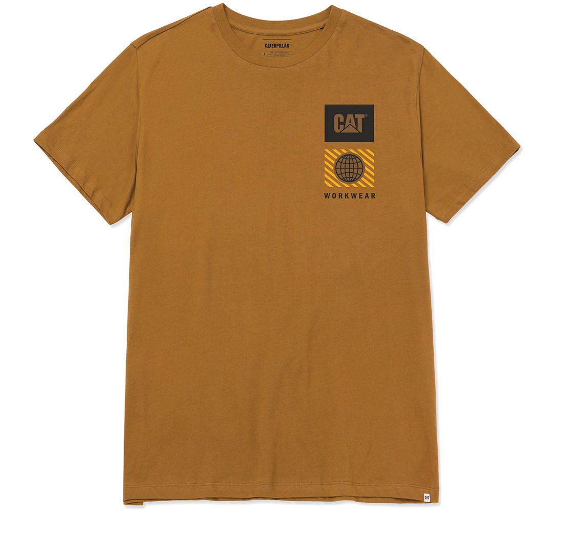 Cat-Workwear Heritage Graphic T-Shirt For Men