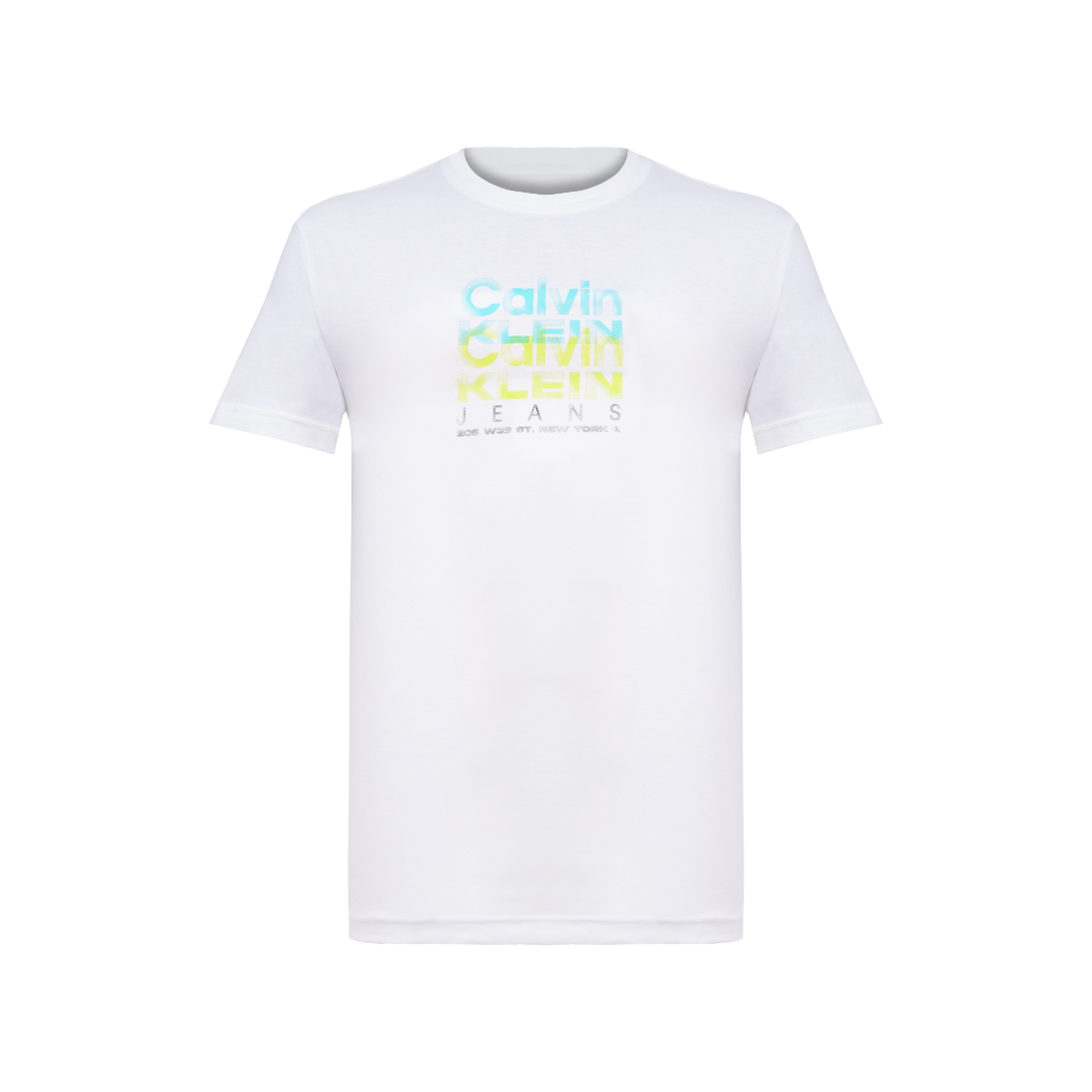 Calvin Klein cotton T-shirt with a colorful graphic print