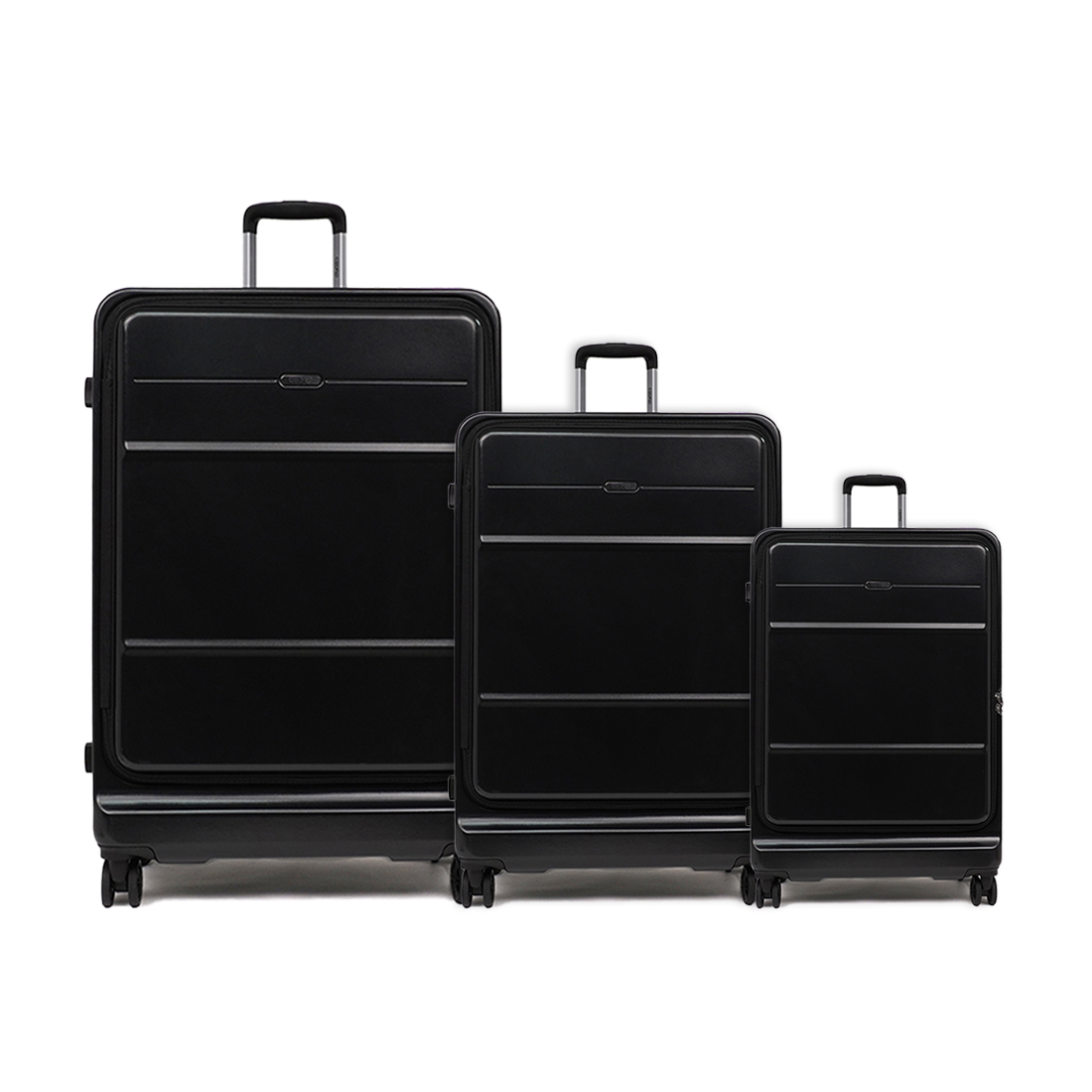 Cedro Luggage Set 3 Pcs - Premium Quality,Front Pocket