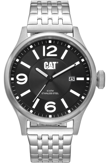Cat-Diam Stainless Steel Black/White Men'S Watch