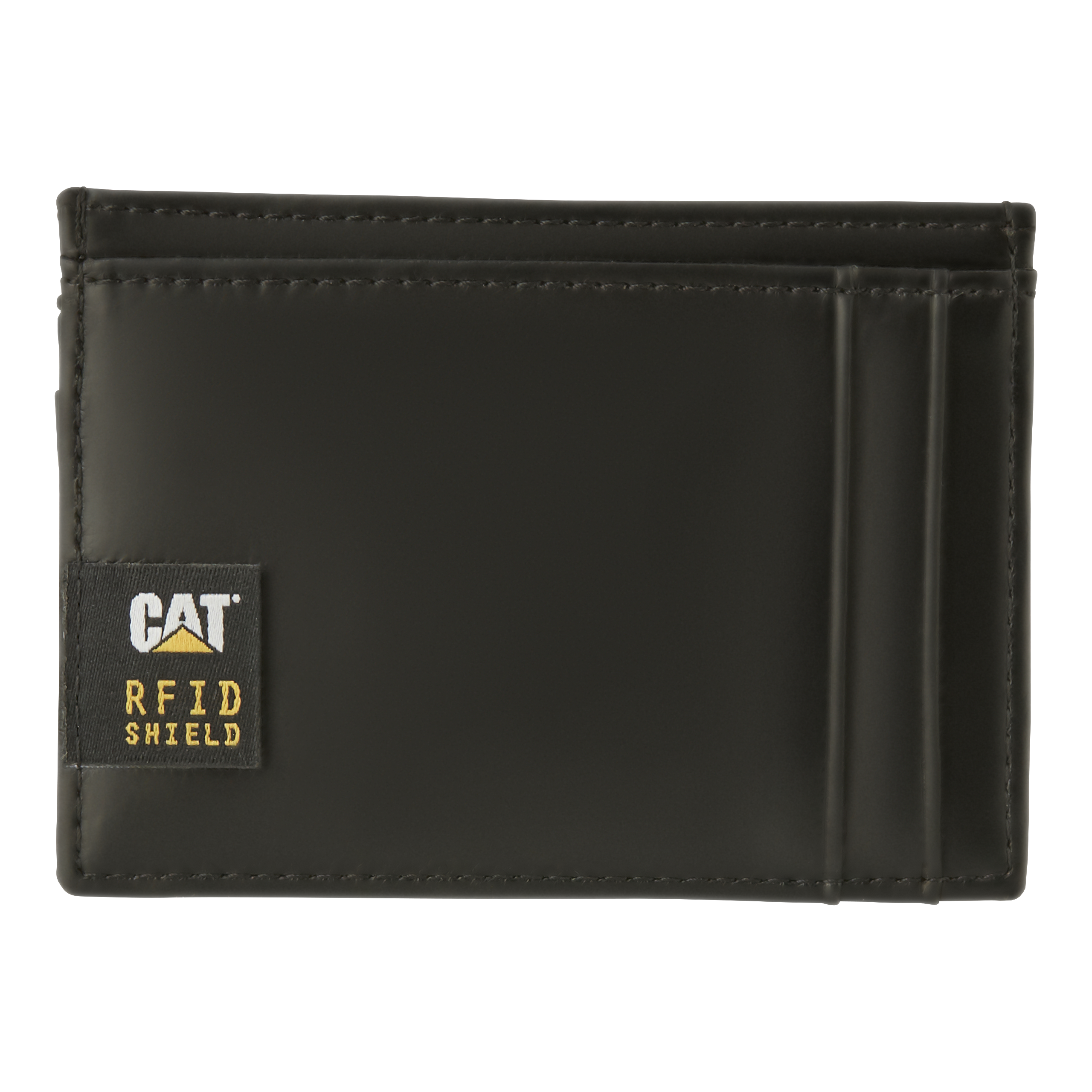 CAT- Wallet Line - Mexico Leather Cardholder , Volume :  0 L - Premium Quality , Top grain leather, Black Color
