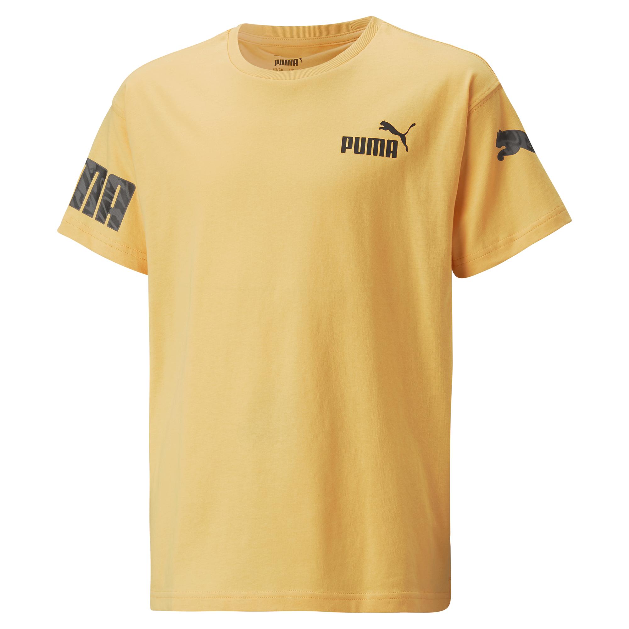 Puma power T-shirt mustard for kidz