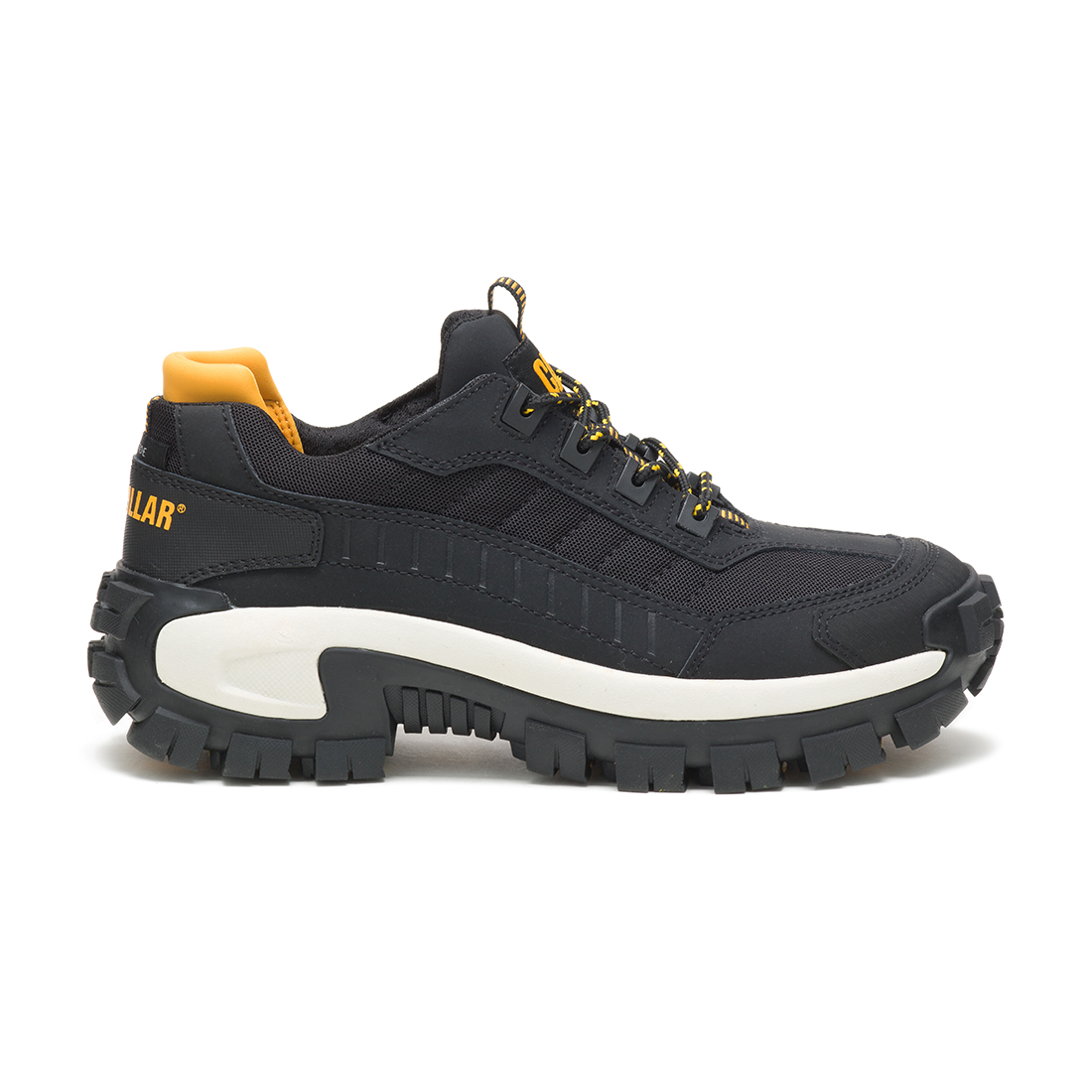 CAT-Invader Steel Toe Safety shoes in Black/Full moon for Men