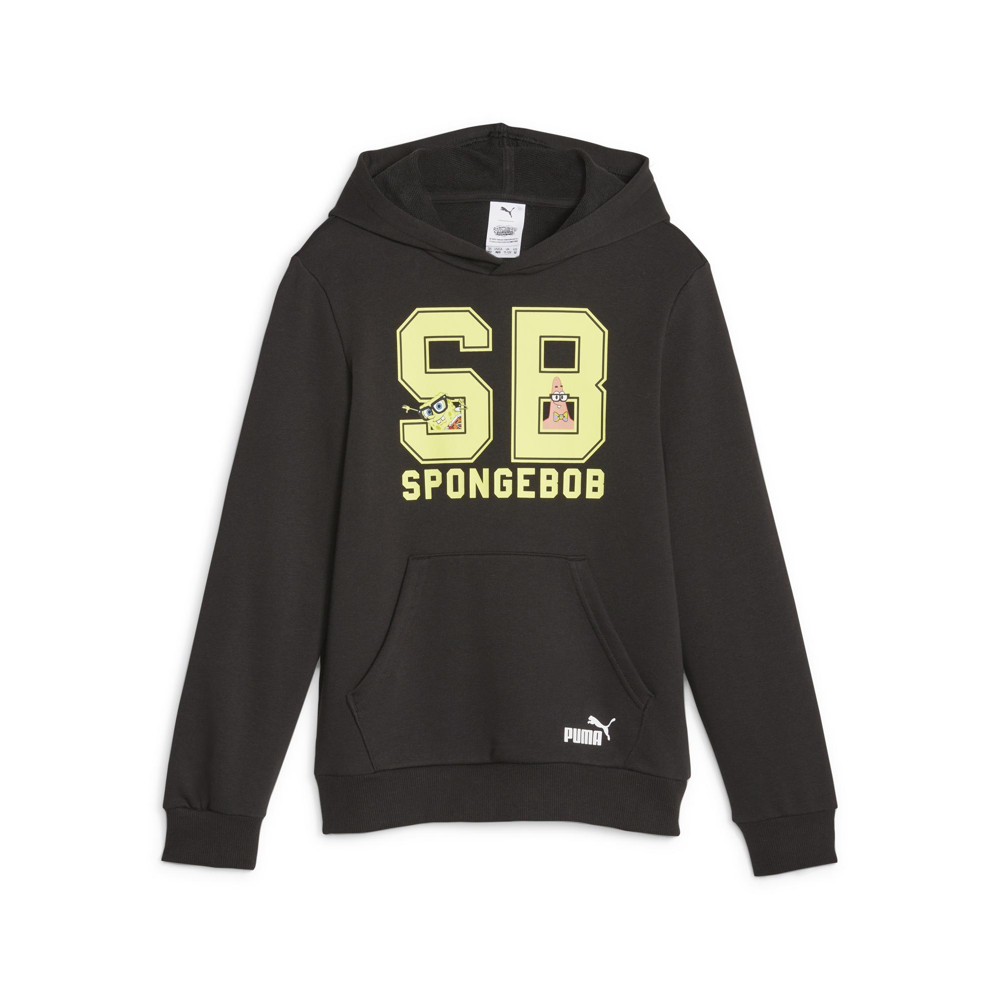 Puma spongebob hoodie black for kids