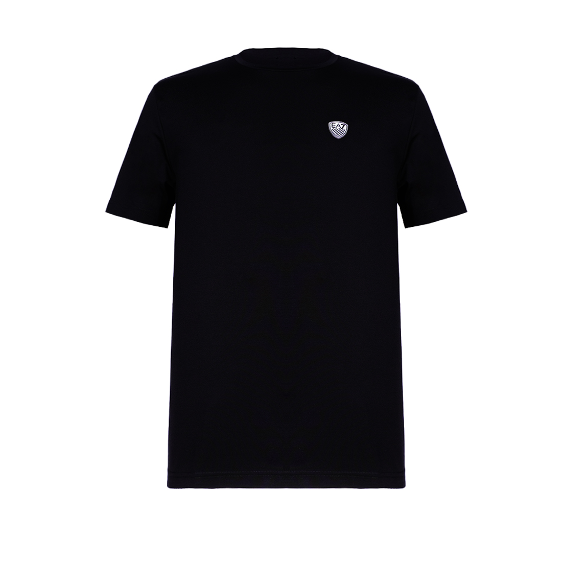 Men's soft cotton T-shirt with EA7 logo