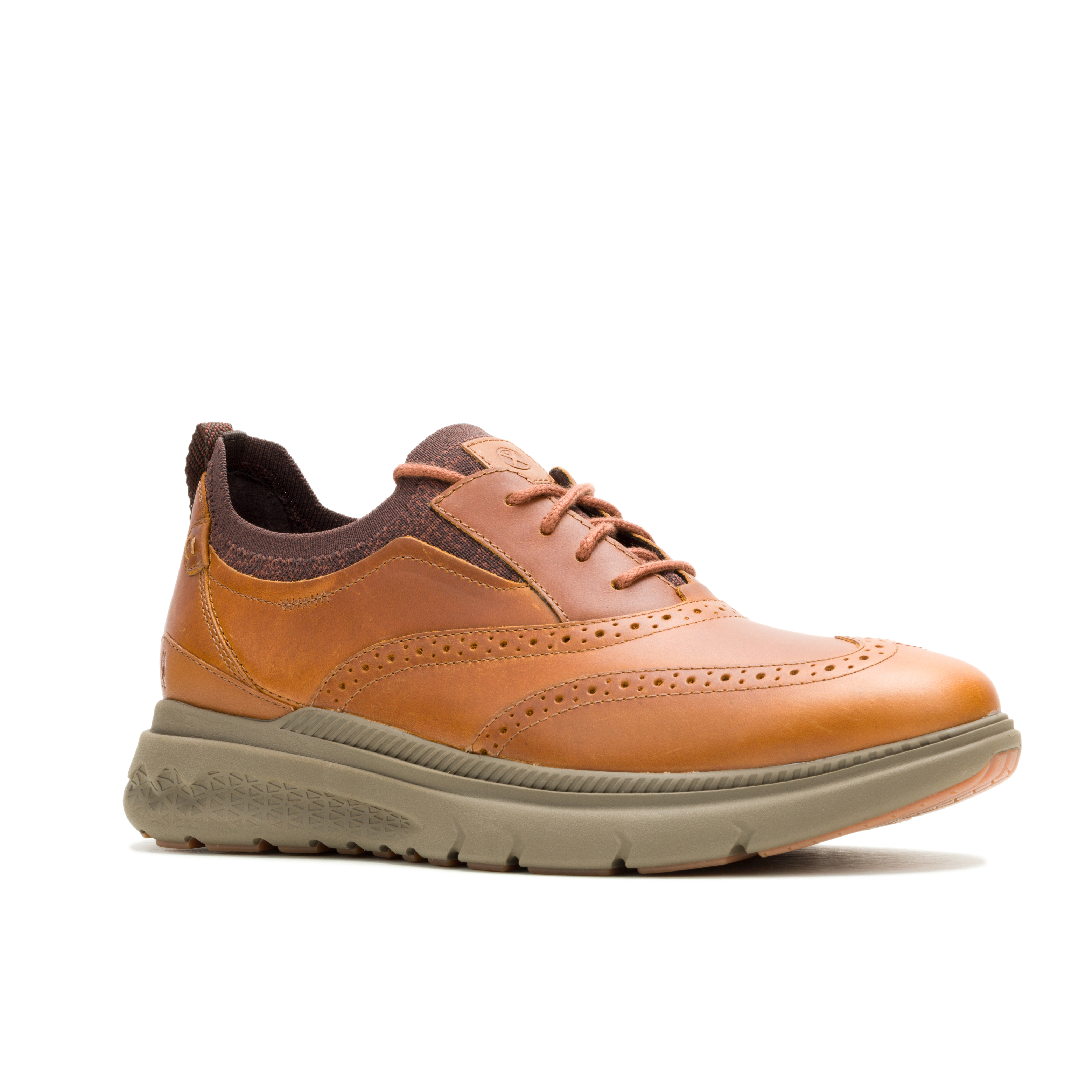 Hush Puppies-Excel Wingtip Shoes For Men