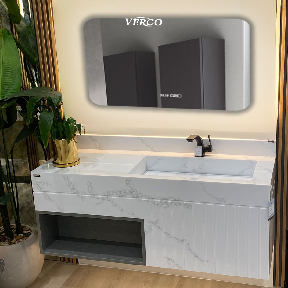  مغسلة تصنيع رخام فيركو تفصيل حسب الطلب مقاس 50*130 VERCO 