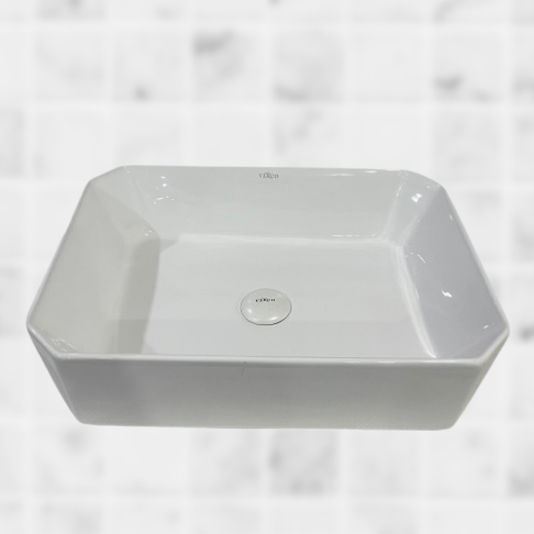  حوض مغسلة خارجي ابيض  مقاس 50X36 cm  فيركو VERCO 