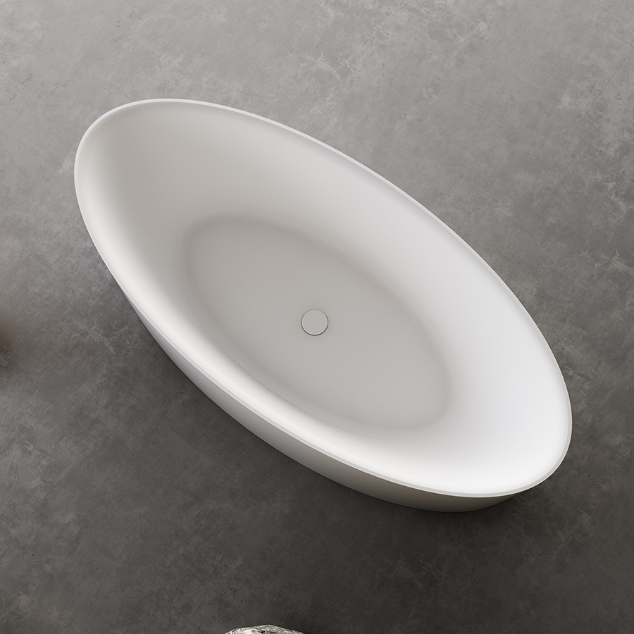  مغطس / بانيو ديكور ابيض فيركو مقاس VERCO 170X80 cm 