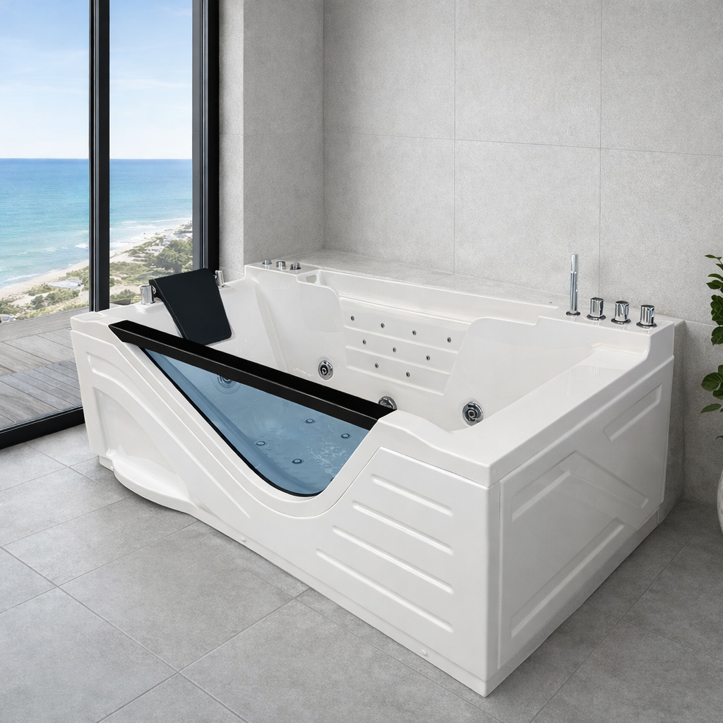  جاكوزي فيركو فاخر شلال ابيض مقاس VERCO 190*100 cm 