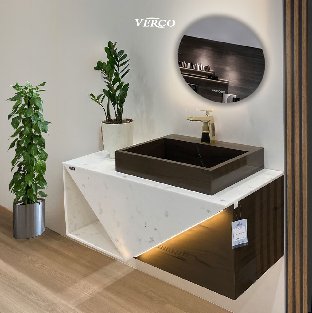  مغسلة تصنيع رخام فيركو تفصيل حسب الطلب مقاس *50*90 VERCO 