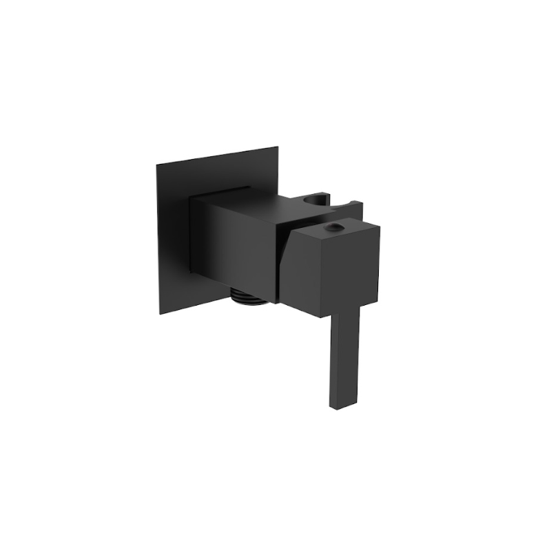  خلاط طهارة مع مسكة اسود مطفي  فيركو - VERCO 
