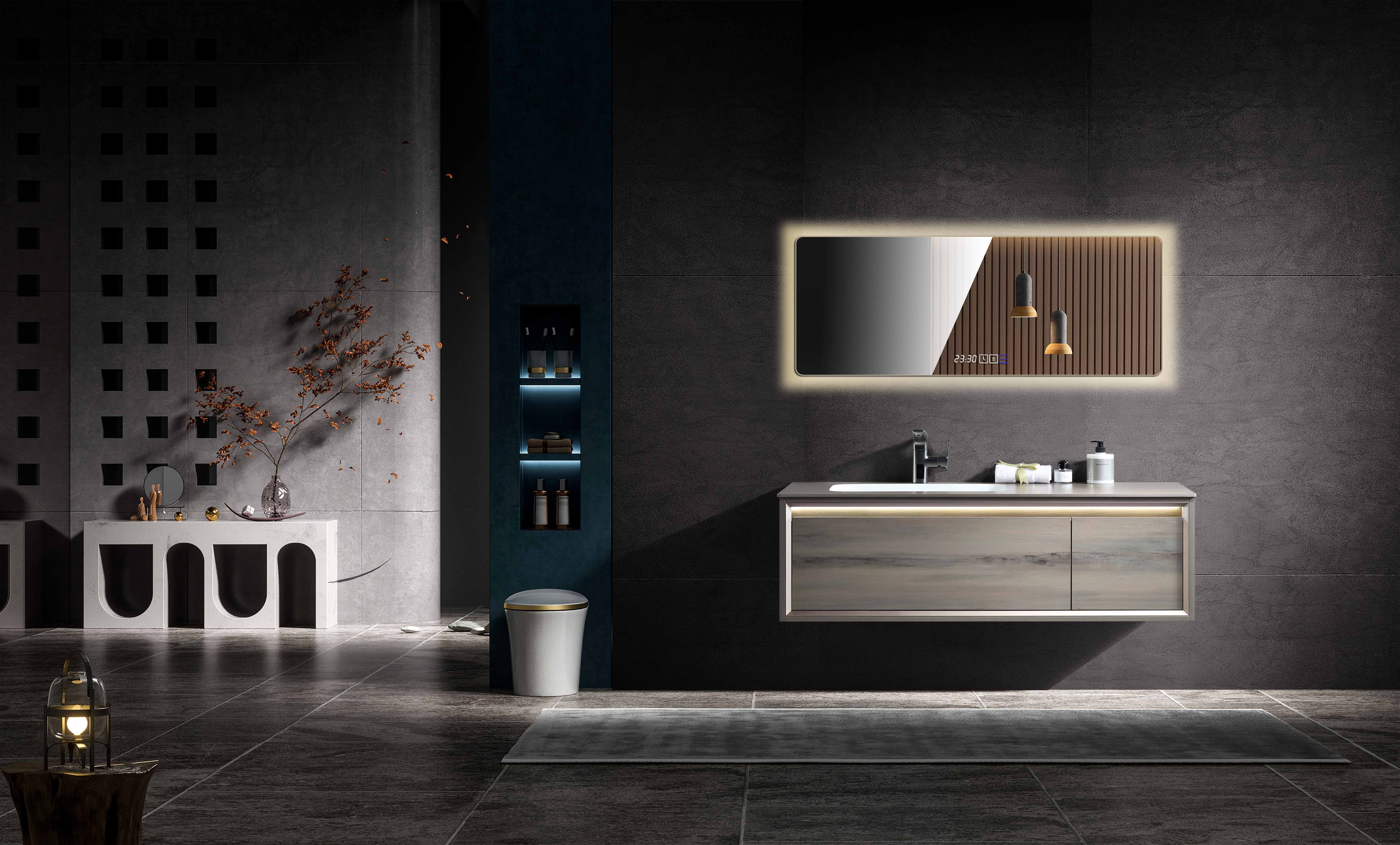  مرايا انارة عرض مقاس 110x50 cm فيركو - VERCO 
