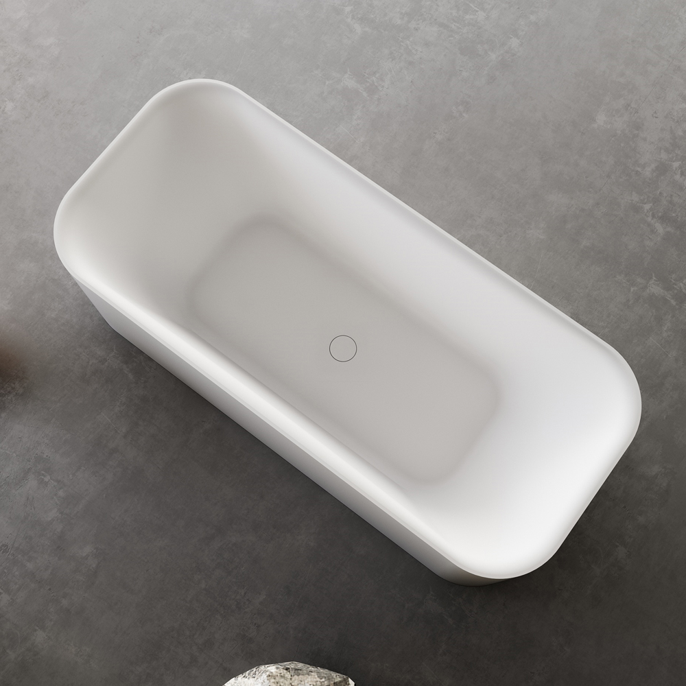  مغطس / بانيو ديكور فاخر ابيض فيركو مقاس VERCO 170X75 cm 