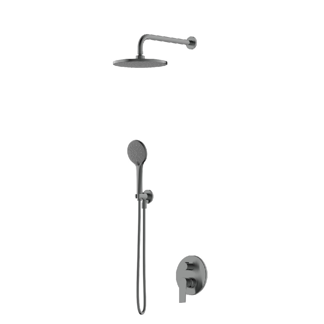  طقم خلاط جداري 3 قطع دائري نيكل VERCO VR-1119 