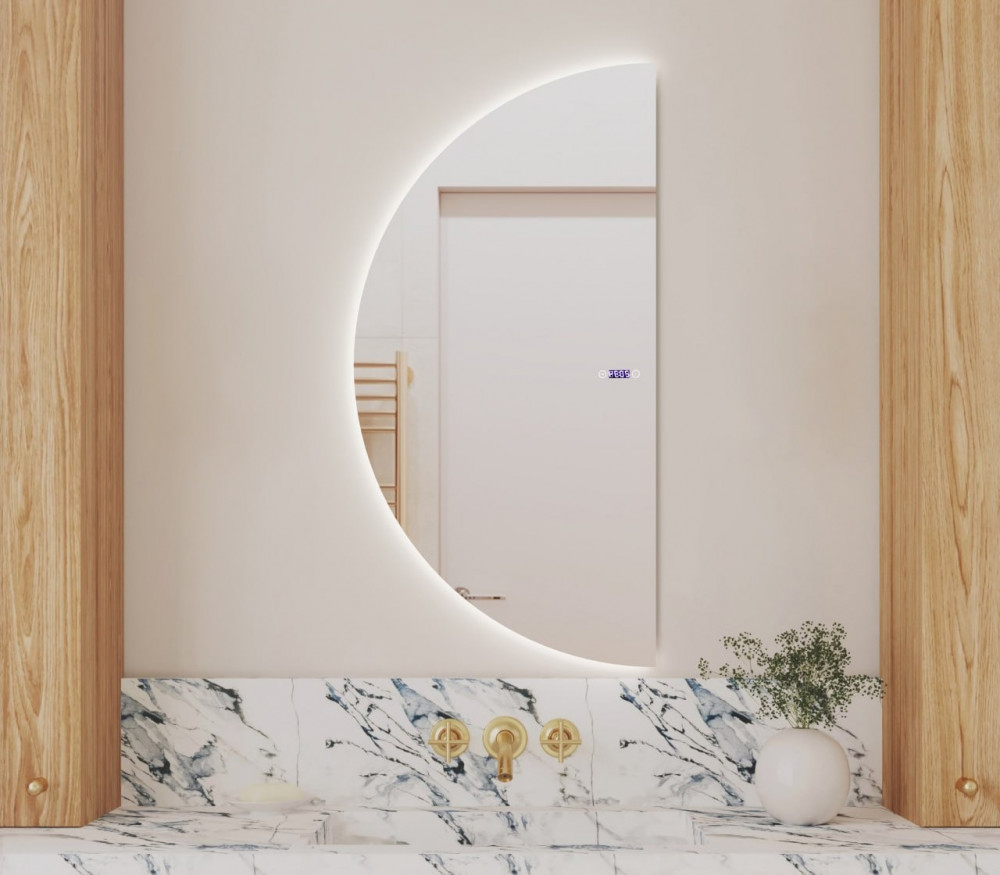  مرايا نصف دائرة ساعة (R) مقاس 140x70 cm فيركو - VERCO 