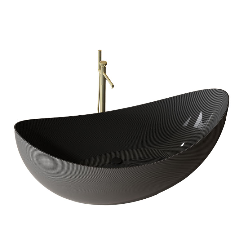  بانيو ديكور فاخر كربون فايبر اسود VERCO 180*80 