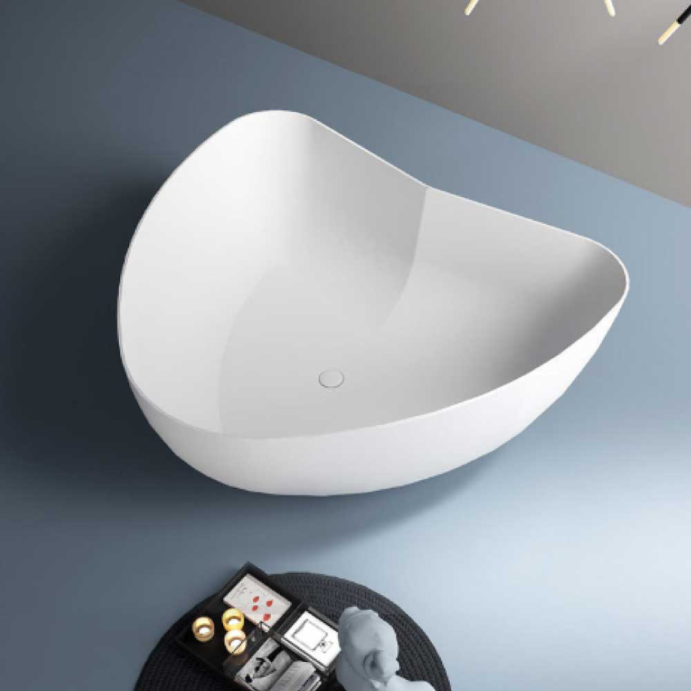  مغطس / بانيو ديكور فاخر ابيض فيركو مقاس VERCO 150X130 cm 