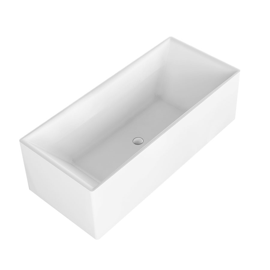  بانيو ديكور ابيض فيركو مقاس  VERCO 170X75 cm 