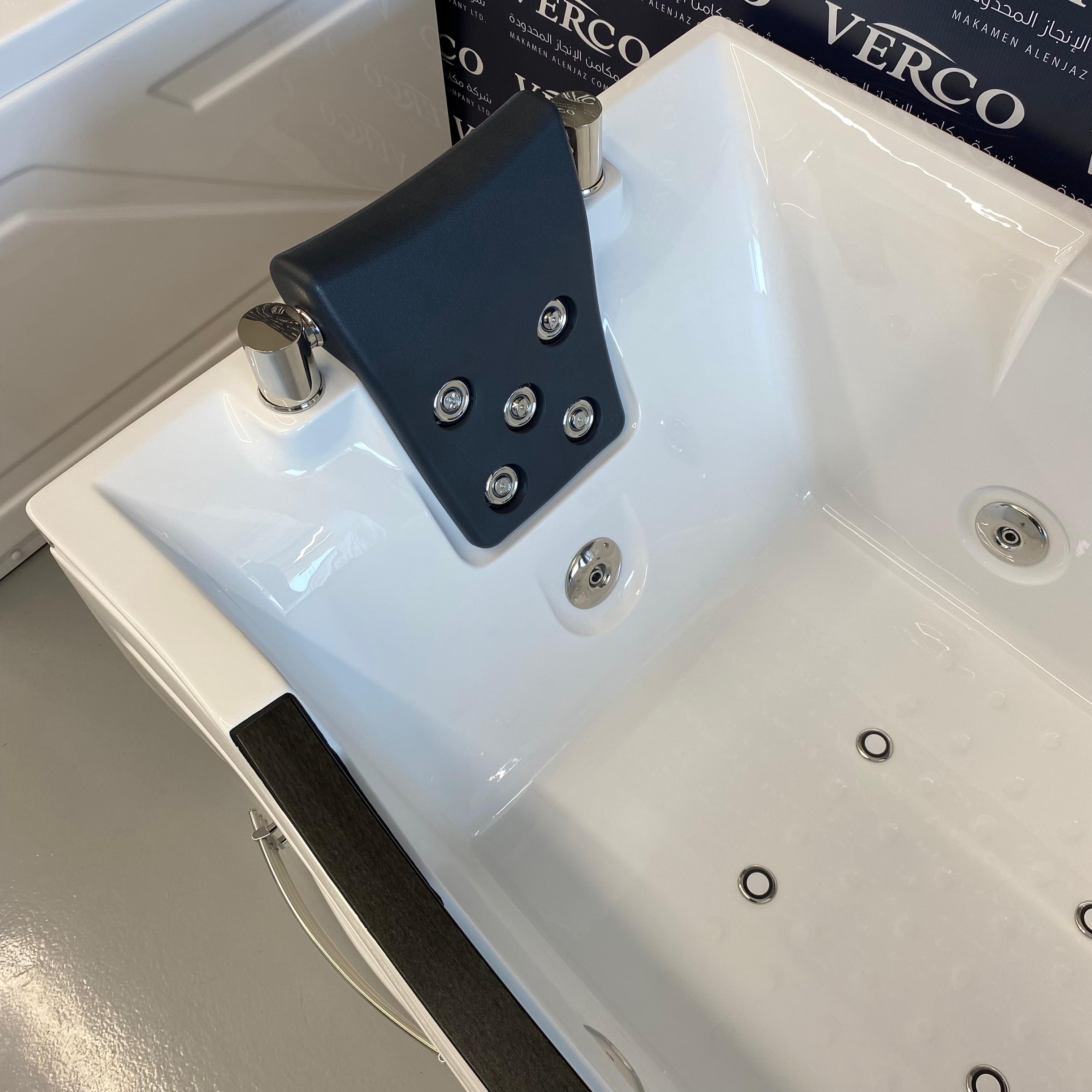  جاكوزي فيركو فاخر ابيض VERCO 180*93 cm 