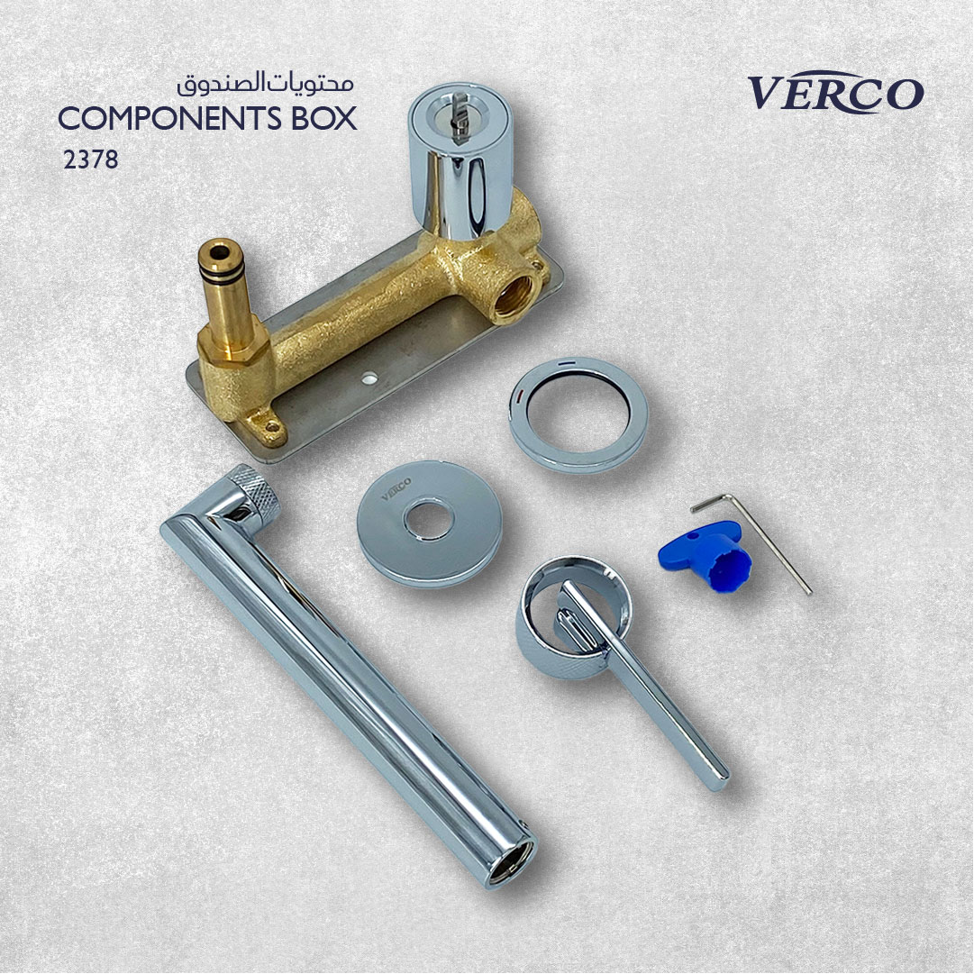  خلاط مغسلة جداري كروم فيركو VERCO 