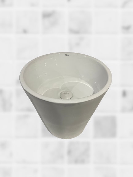  حوض مغسلة خارجي ابيض  مقاس 40X40 cm  فيركو  VERCO 