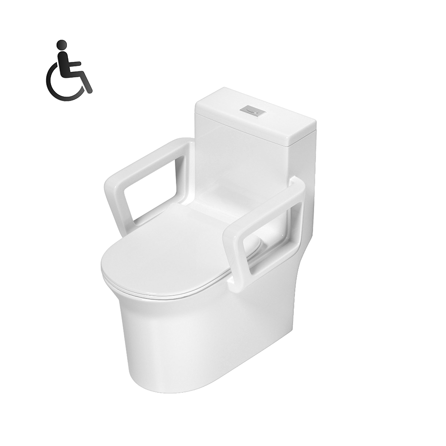  كرسي فرنجي ذوي الهمم ابيض فيركو مقاس VERCO 30cm 