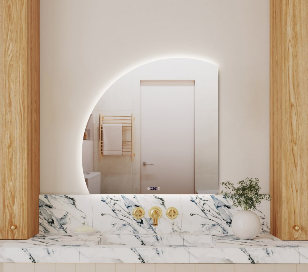  مرايا ربع دائرة ساعة  (R)  مقاس 150x85 cm فيركو - VERCO 