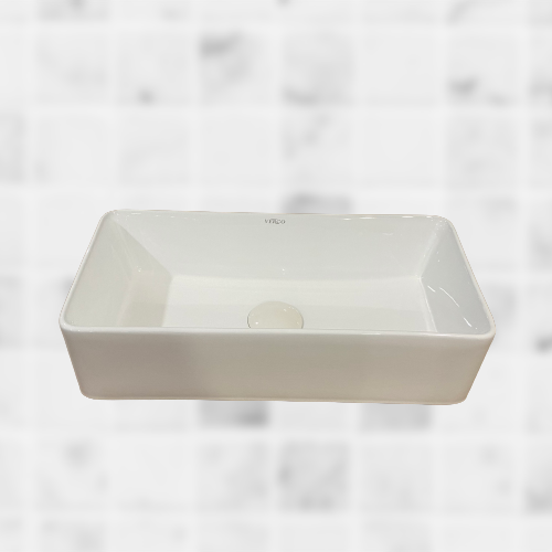  حوض مغسلة خارجي ابيض 47X23 cm  فيركو  VERCO 